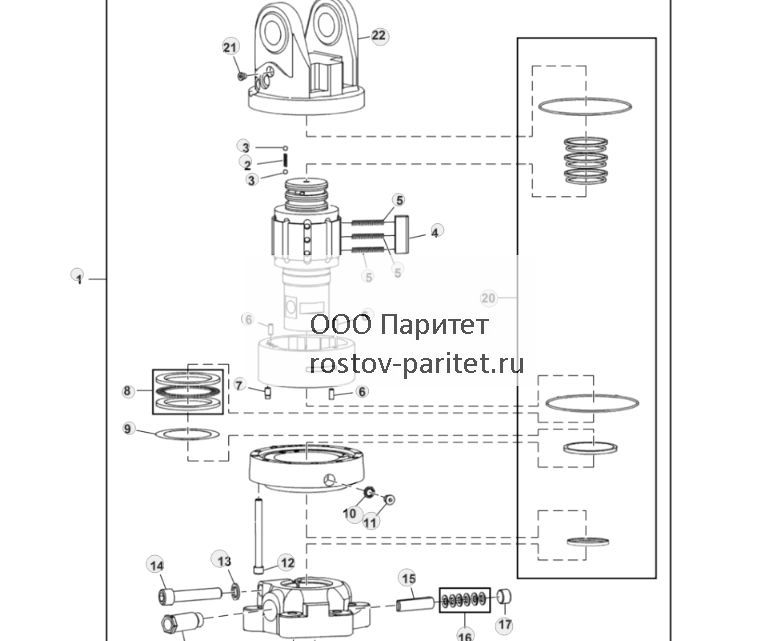Rotator AV17S W Adapter G12